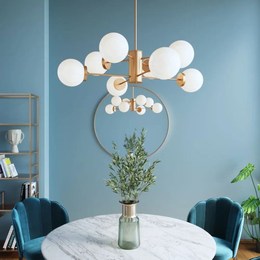 Kare Design Hanglamp Heavenly Goud Ø98cm