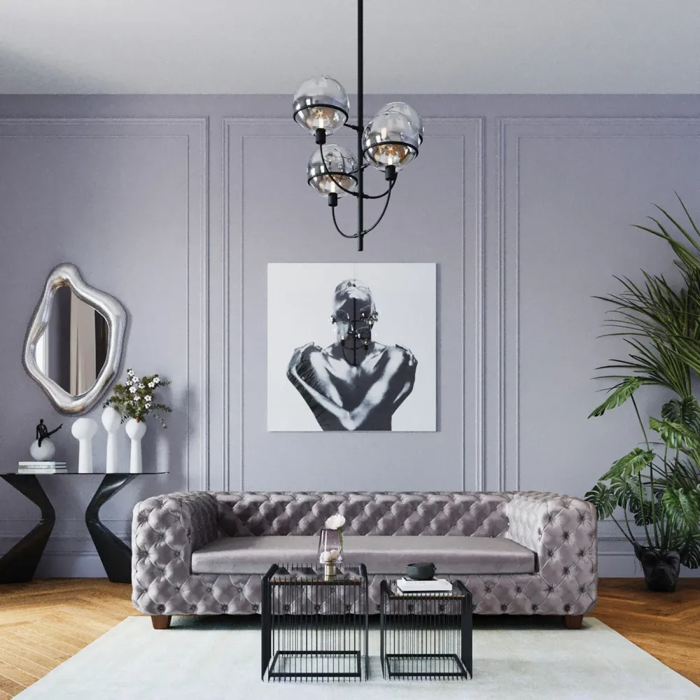Kare Design Hanglamp Lantern Zwart
