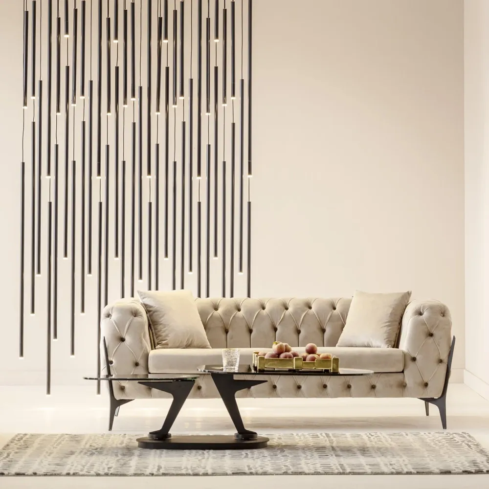 Kare Design Hanglamp Living Vegas Deluxe zwart
