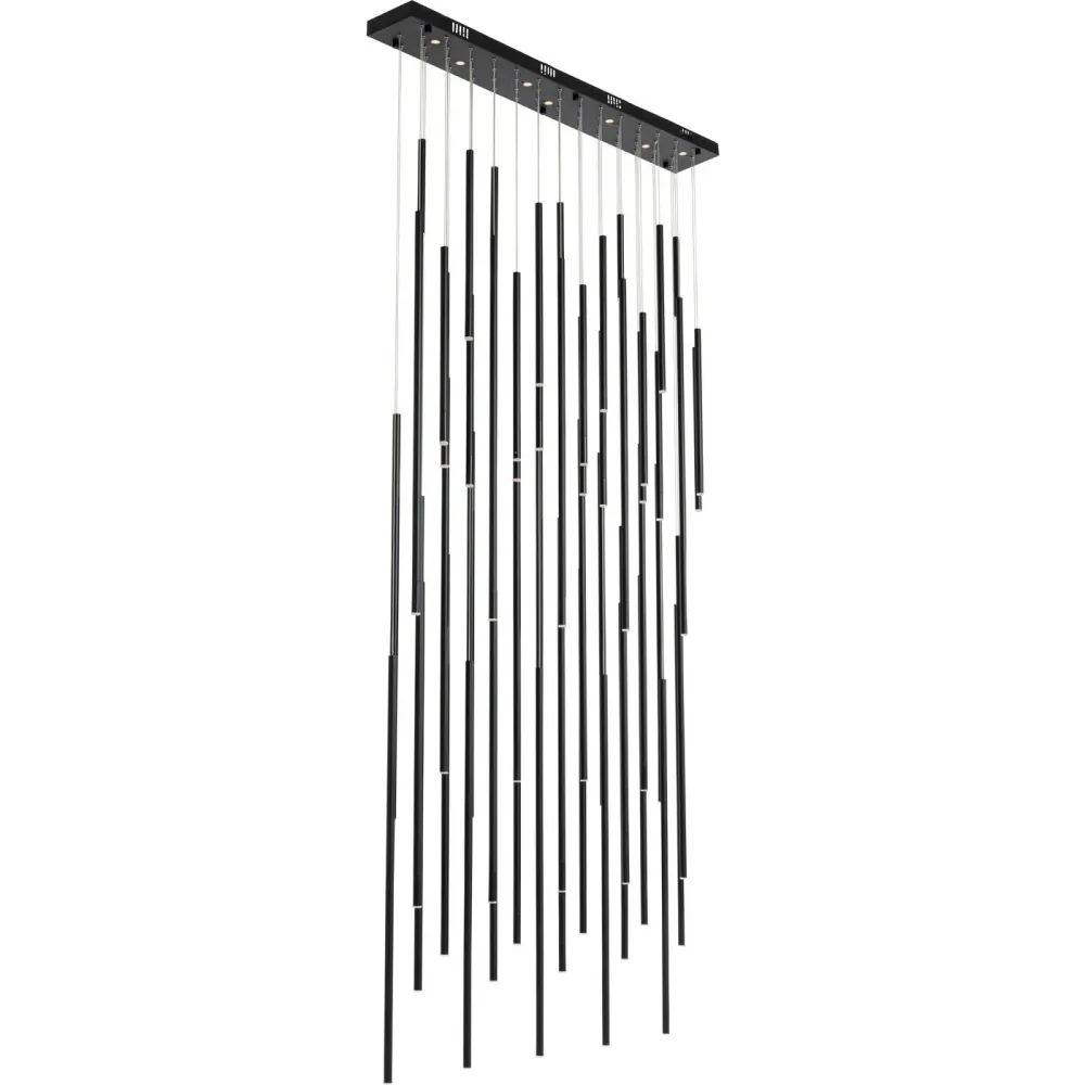 Kare Design Hanglamp Living Vegas Deluxe zwart