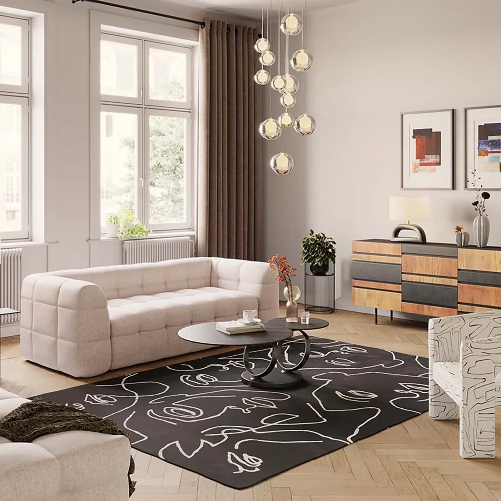 Kare Design Hanglamp Symphony chroom
