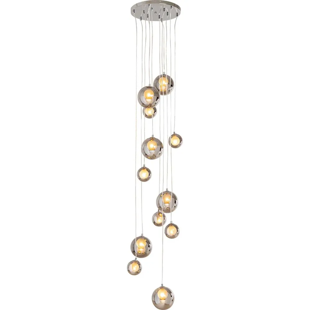 Kare Design Hanglamp Symphony chroom