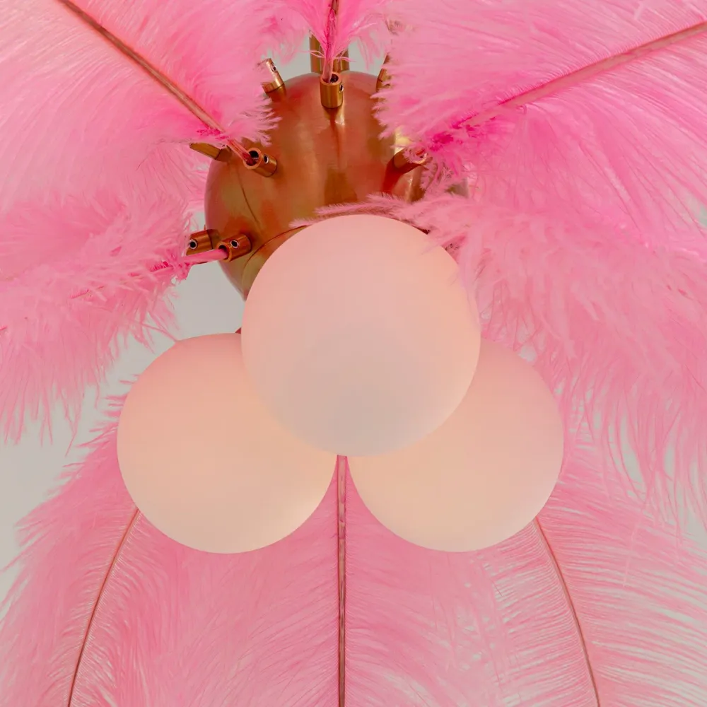 Kare Design Hanglamp veren roze