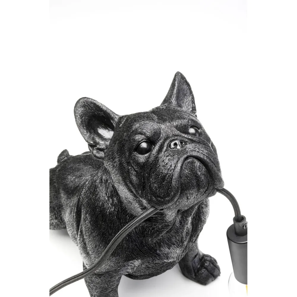 Kare Design tafellamp - bulldog - zwart