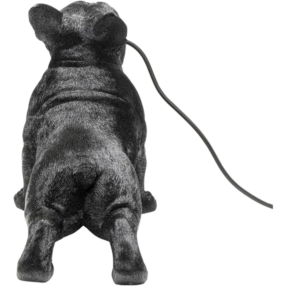 Kare Design tafellamp - bulldog - zwart