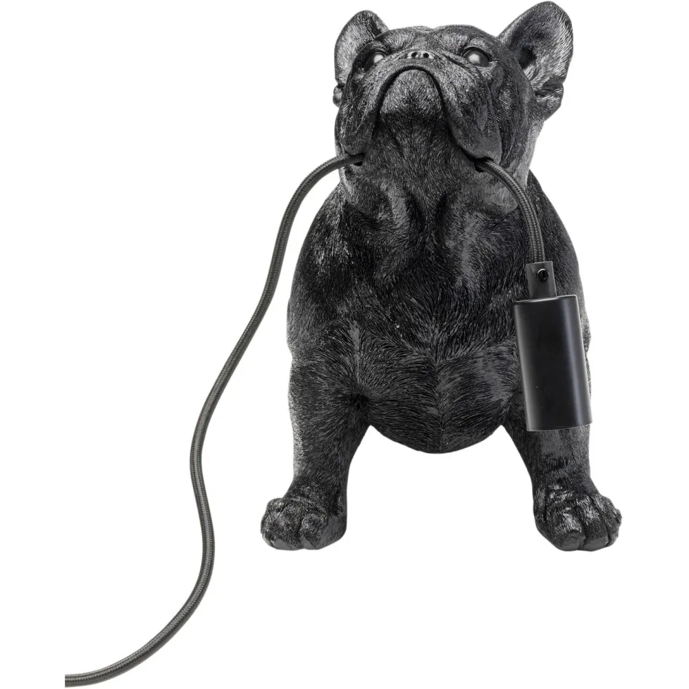 Kare Design tafellamp - bulldog - zwart