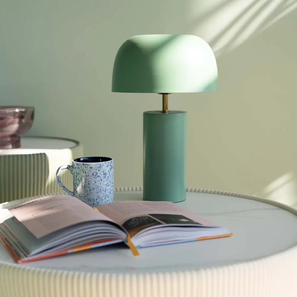 Kare Design Tafellamp Loungy - groen sage