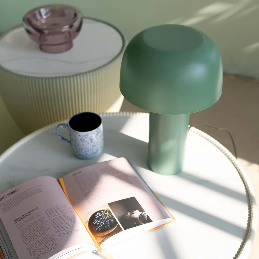 Kare Design Tafellamp Loungy - groen sage