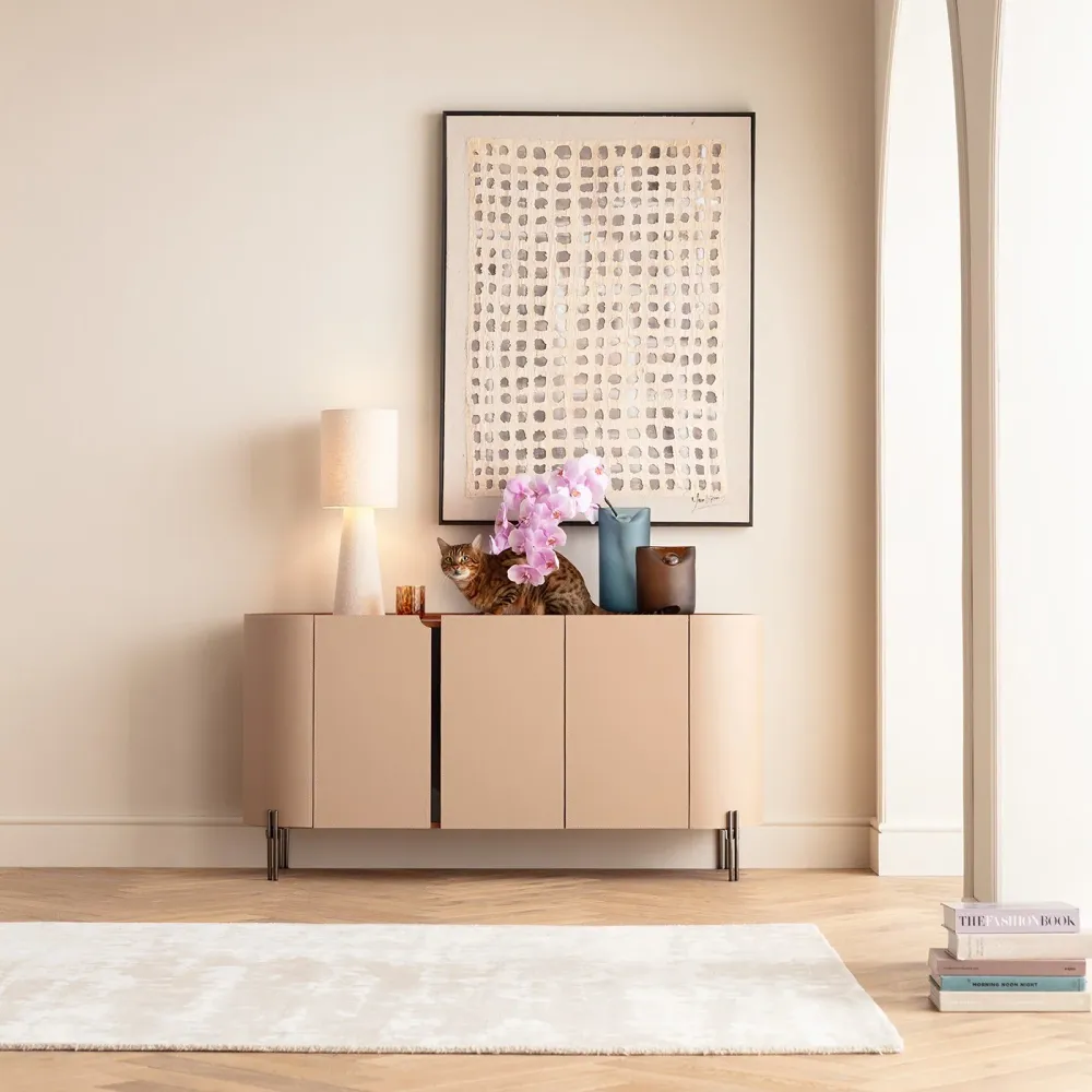 Kare Design tafellamp Marleen Boucle - 60cm - beige