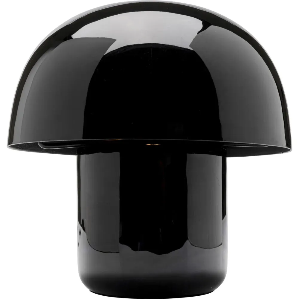 Kare Design Tafellamp Mushroom - 20cm - zwart