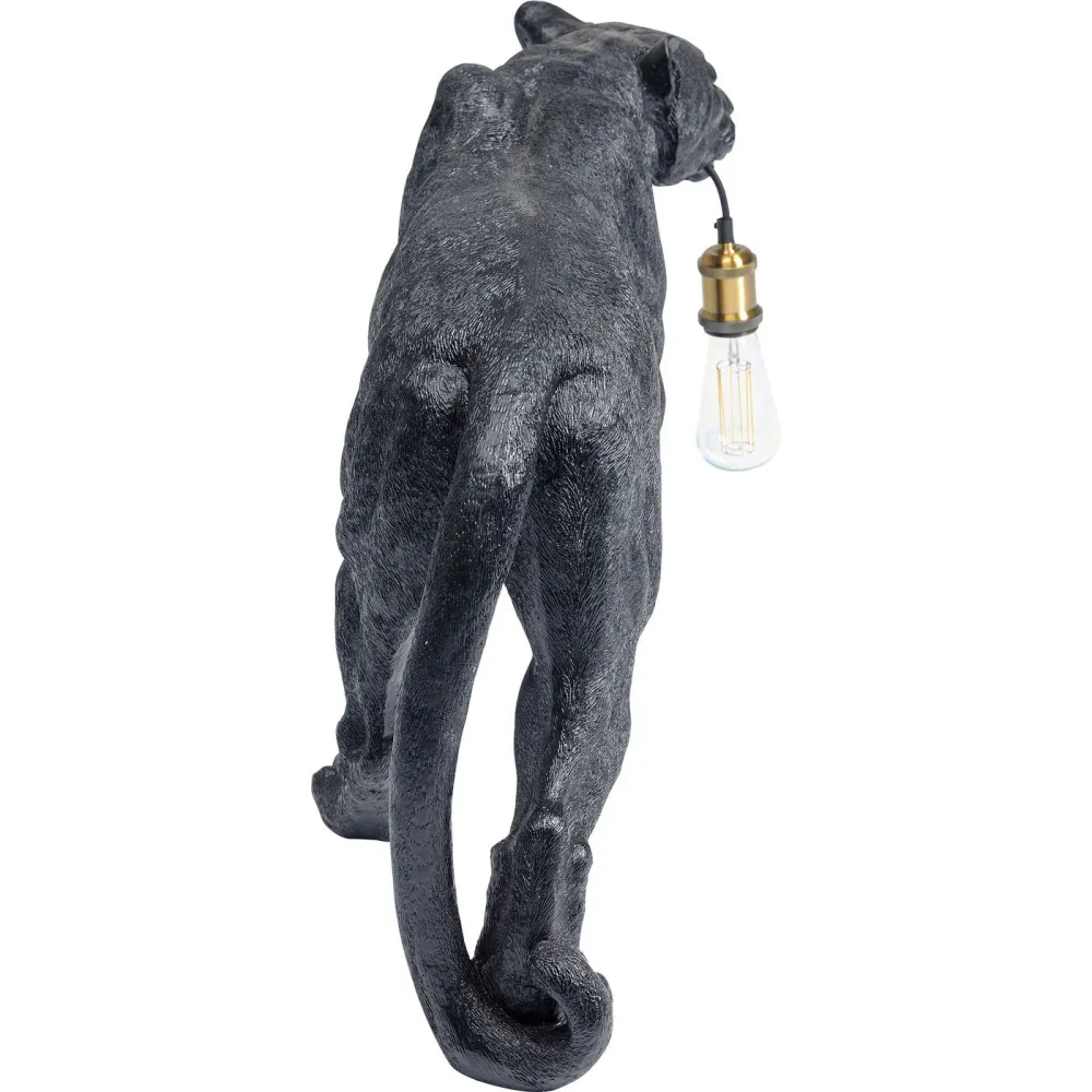 Kare Design Tafellamp - panter - zwart