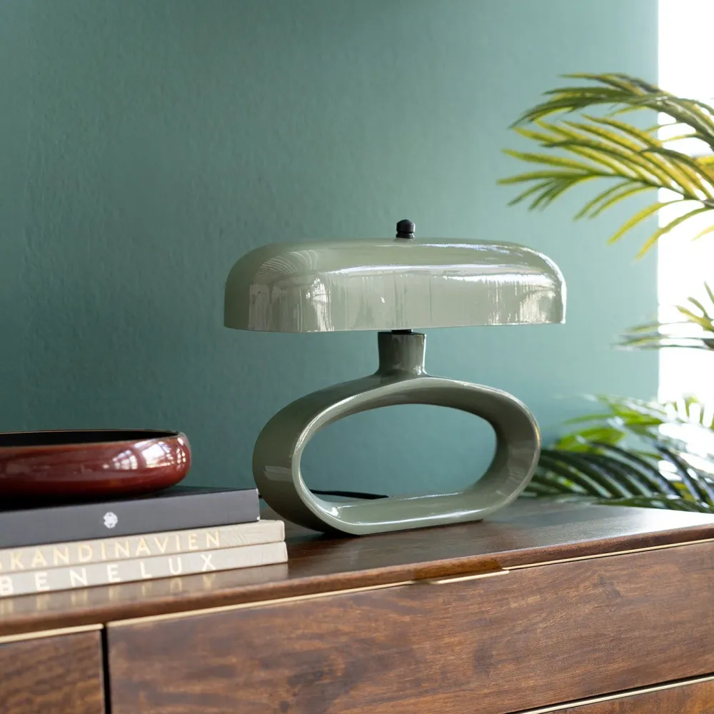 Kare Design Tafellamp Suki - groen sage