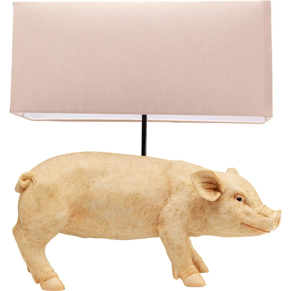 Kare Design Tafellamp - varken - roze