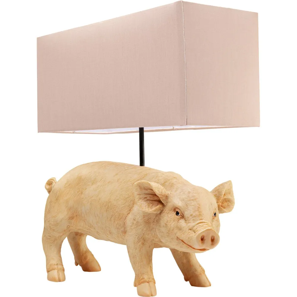 Kare Design Tafellamp - varken - roze