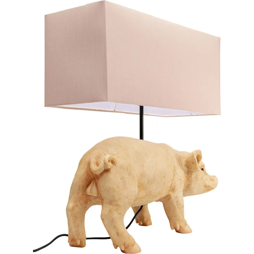 Kare Design Tafellamp - varken - roze