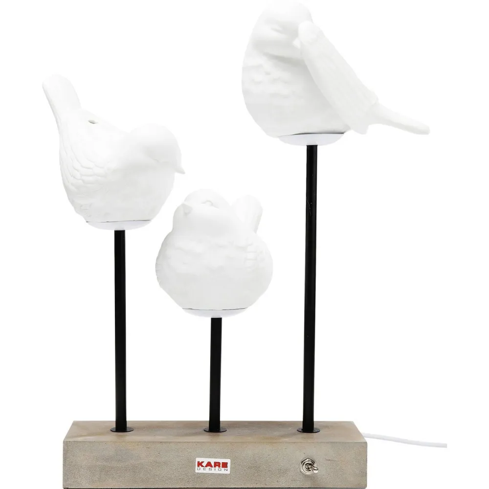 Kare Design Tafellamp - vogels