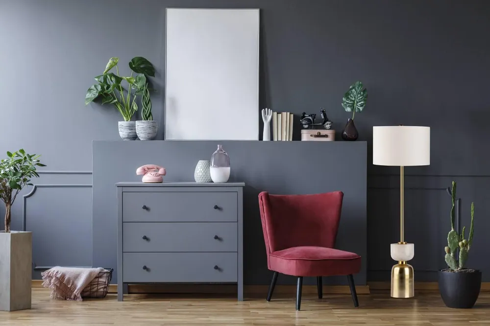 Vloerlamp Cirus marmer Kayoom