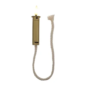 Kurk m/touw LED Lyon goud dia 1.9cm-L2,2B2,2H10CM