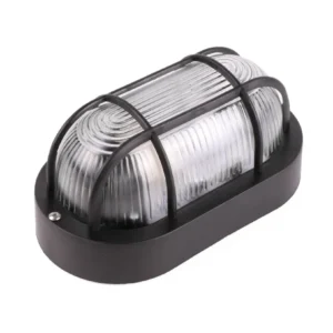 Bulleye Ovale Lamp Zwart - Modern Design, Ideaal voor Woonkamers L19