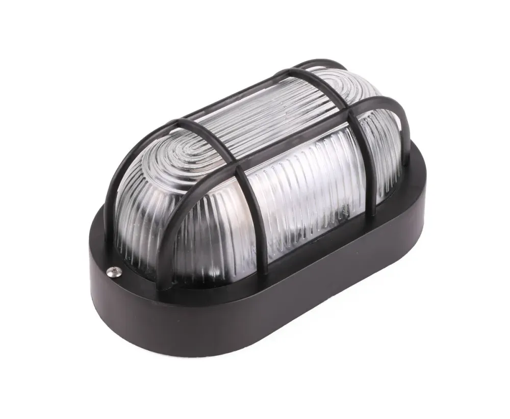 Bulleye Ovale Lamp Zwart - Modern Design, Ideaal voor Woonkamers L19