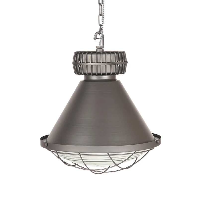 Label51 Hanglamp Duisburg - Burned Steel Metaal - 50x50x50cm