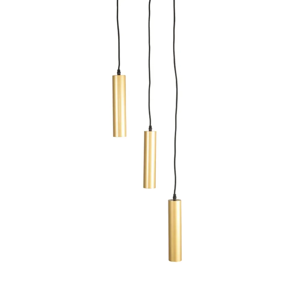 LABEL51 Hanglamp Ferroli - Goud Metaal - 30x30x143cm