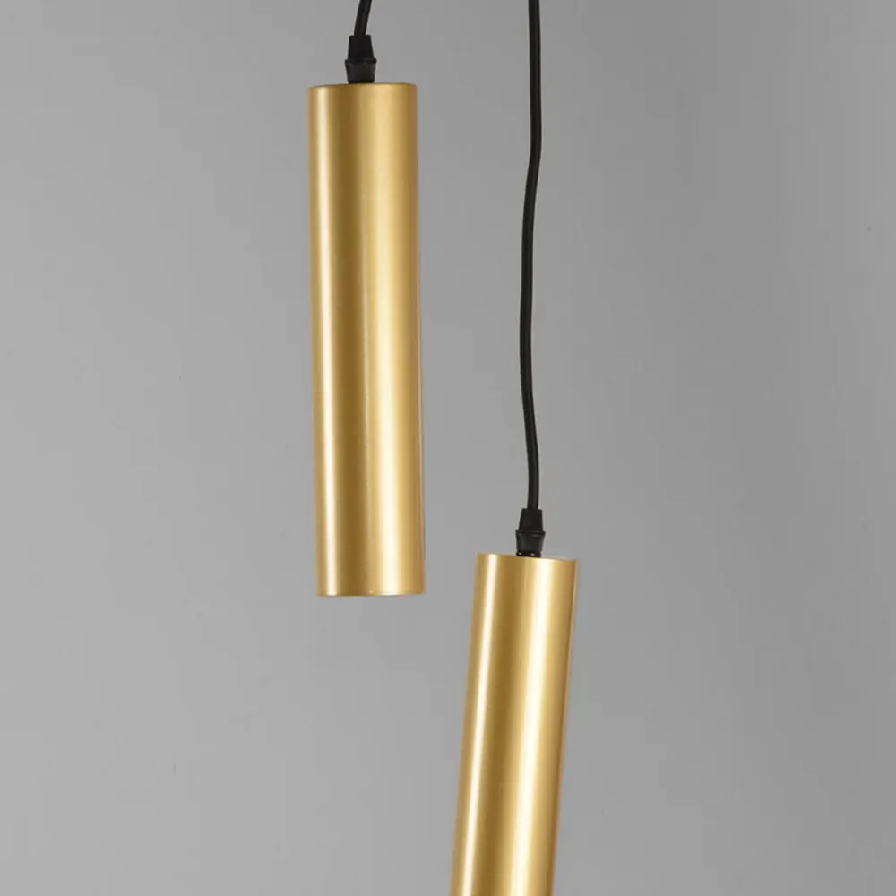 LABEL51 Hanglamp Ferroli - Goud Metaal - 30x30x143cm