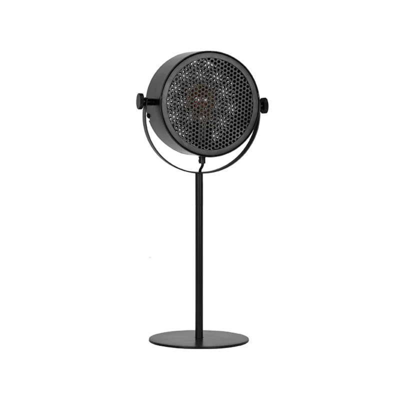 LABEL51 Tafellamp Muse - Zwart Metaal - 20x20x60cm