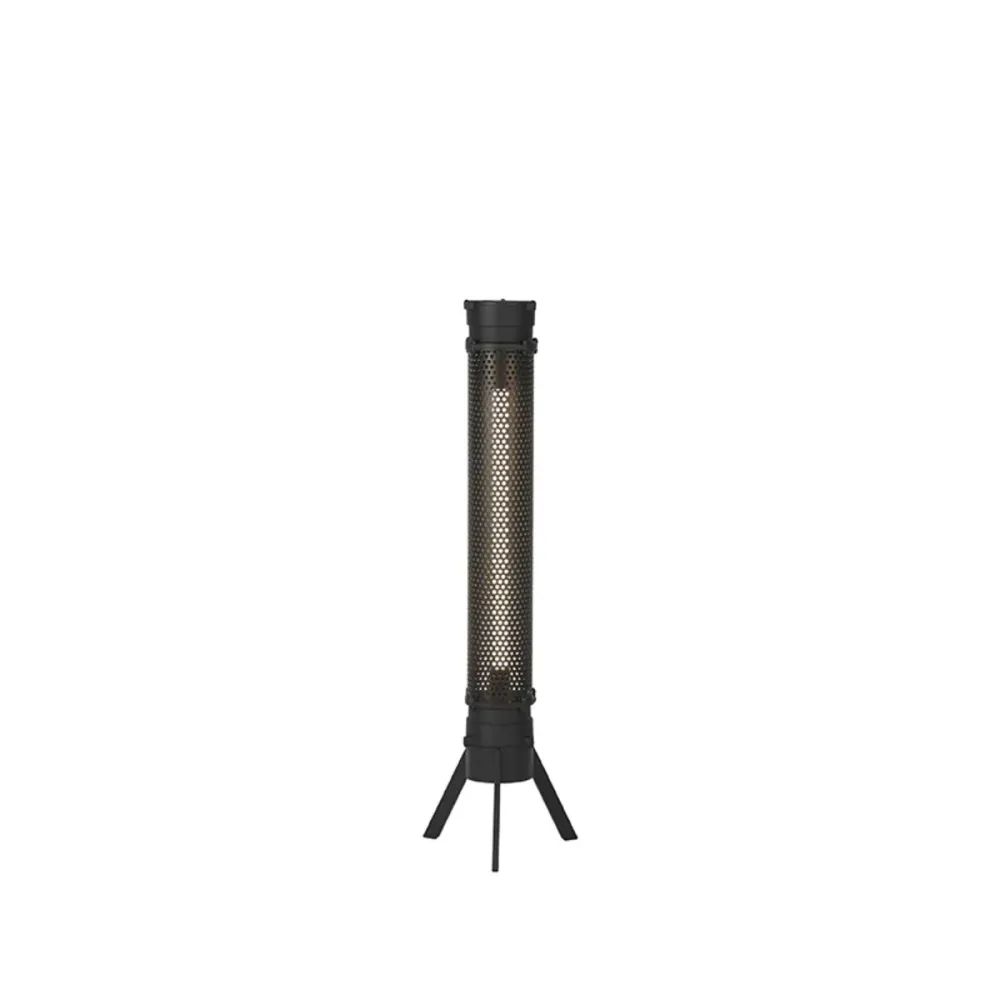 LABEL51 Tafellamp Tube - Zwart Metaal - 24x24x93cm