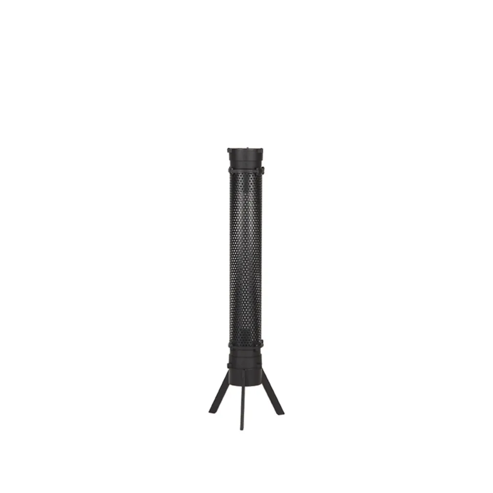 LABEL51 Tafellamp Tube - Zwart Metaal - 24x24x93cm