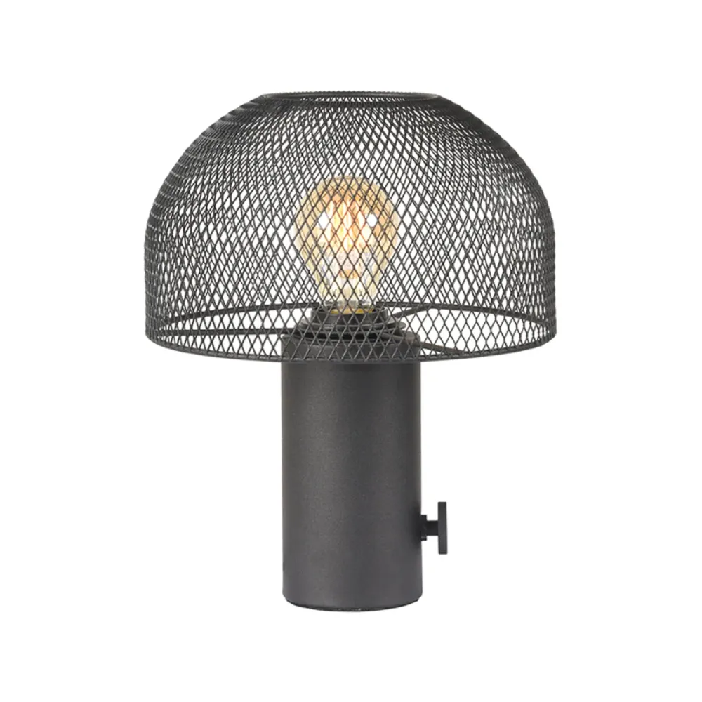 Tafellamp Fungo | Zwart Metaal Label51