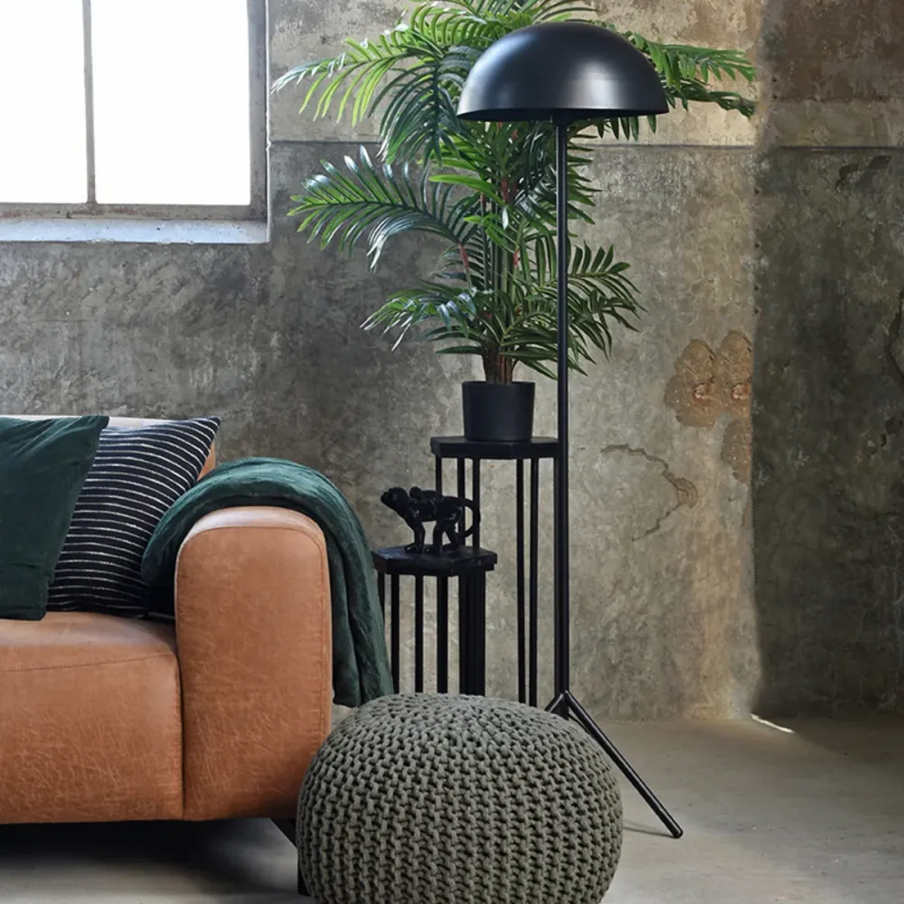 Vloerlamp Globe | Zwart Metaal Label51