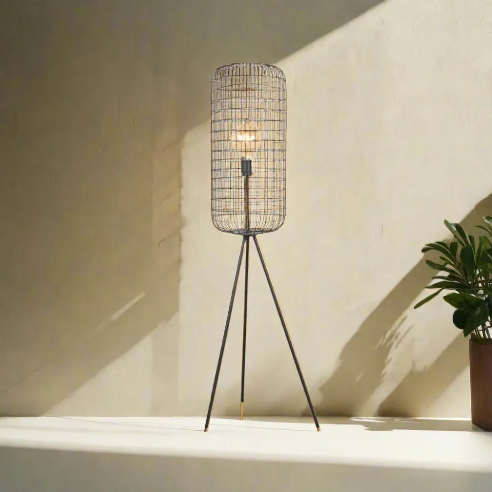 Vloerlamp Solido | Zwart Metaal Label51