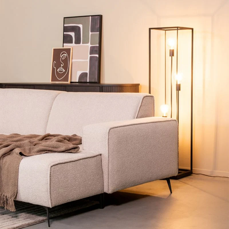 Vloerlamp Tetto | Zwart Metaal Label51