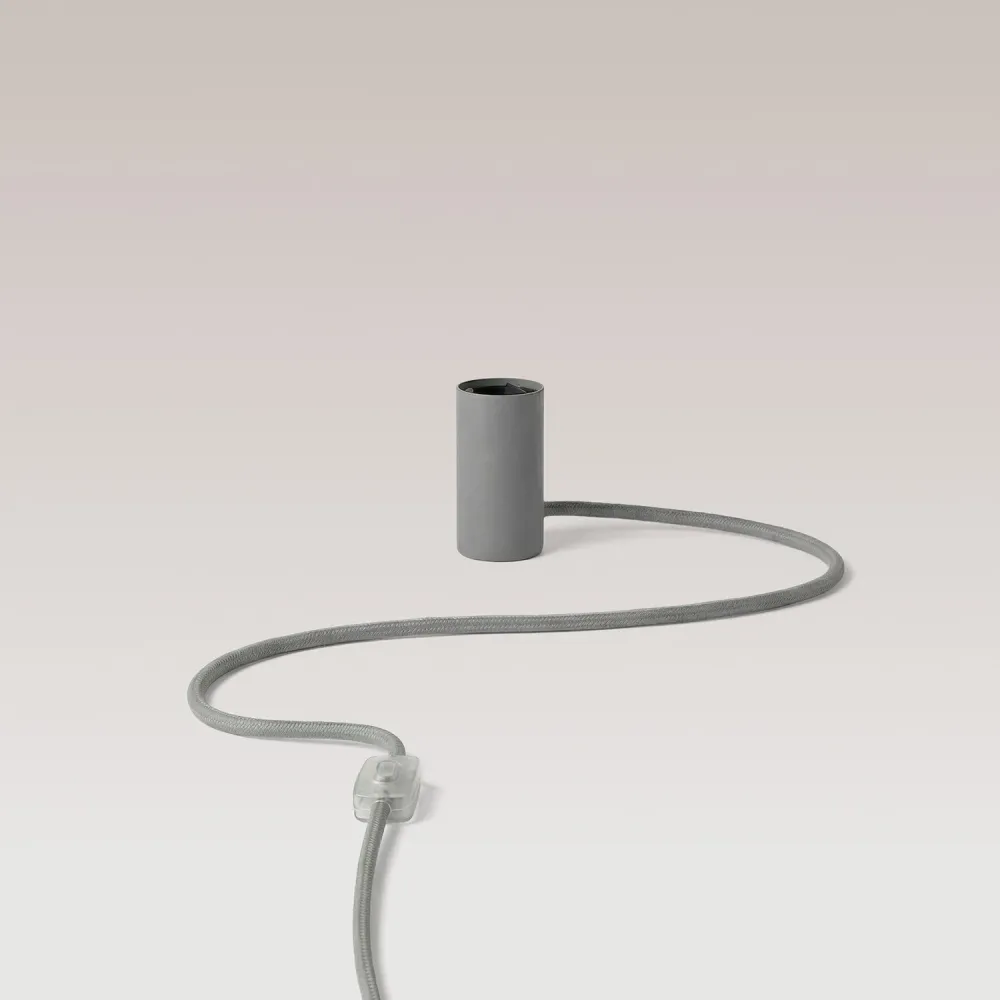 Lampada magnetica plug- con attacco E27 - Grigio
