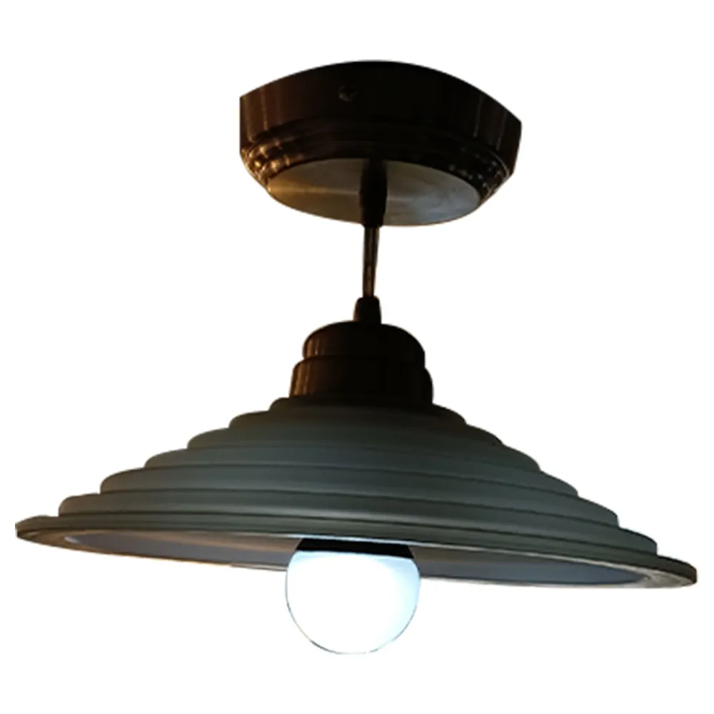 CAMPANA MODELO 505 ALTURA AJUSTABLE 1 METRO SATIN BLANCO MCA GUZMAN LÁMPARAS Y FAROLES GUZMÁN
