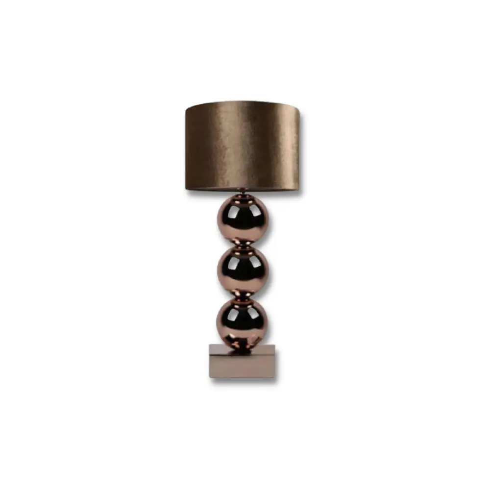Bollamp 3 Bollen - Verschillende Kleuren - Vierkant voet Lampen & Meer