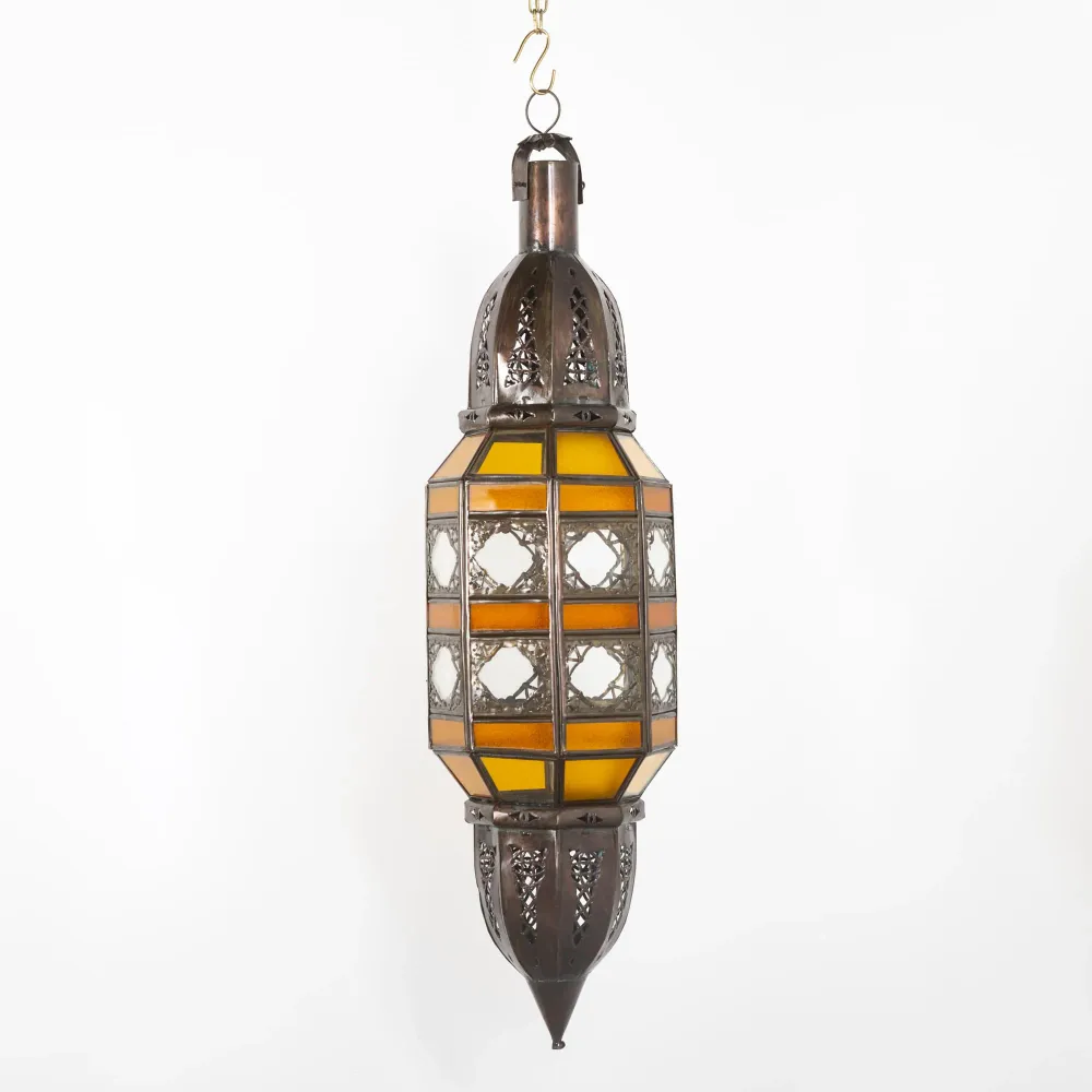 Langwerpige Arabische lamp kristal A3 80cm