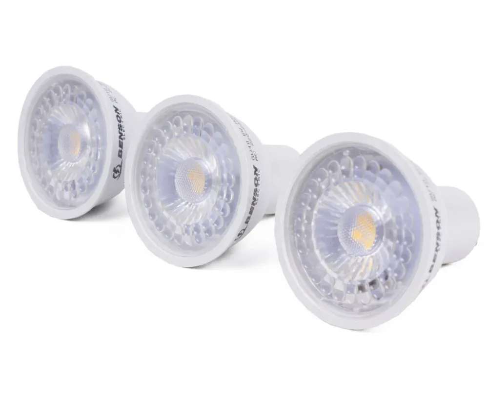 LED GU10 5W Dimbaar Warm Wit, Set van 3 - 400 Lumen, 20.000 Uur