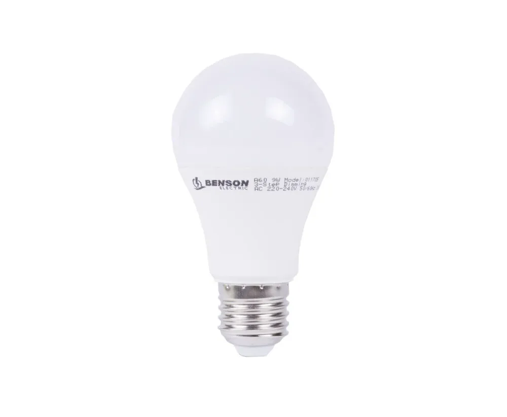 LED Lamp E27 9W Dimbaar, Warm Wit 3000K, Ideaal voor Woonruimtes