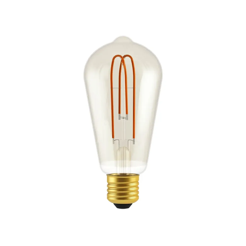 LED lamp helder ST21 5,5 W 250 lm E26 2200 K dimbaar – Klassieke Edison‑lamp