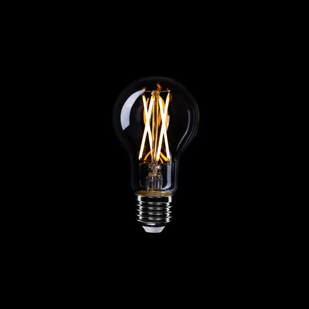 LED Lichtbron Cross Filament A19 8.8W 720Lm E26 120V 2200K Dimbaar - X02