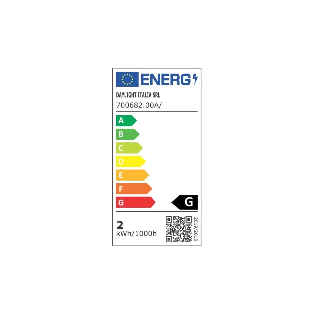 LED lichtbron Milleluci Goud G95 2W 40Lm E27 2000K