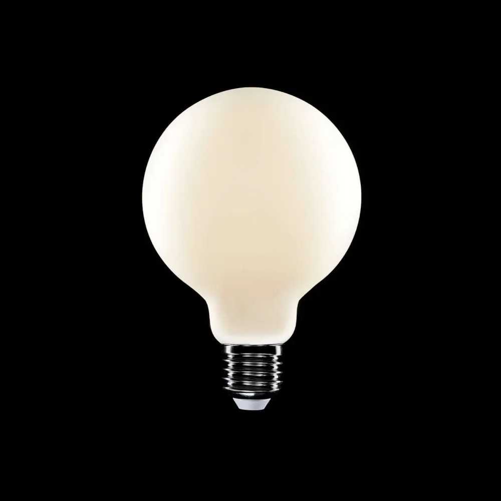 LED lichtbron Porselein Effect CRI 95 G95 7W 640Lm E27 2700K Dimbaar - P03