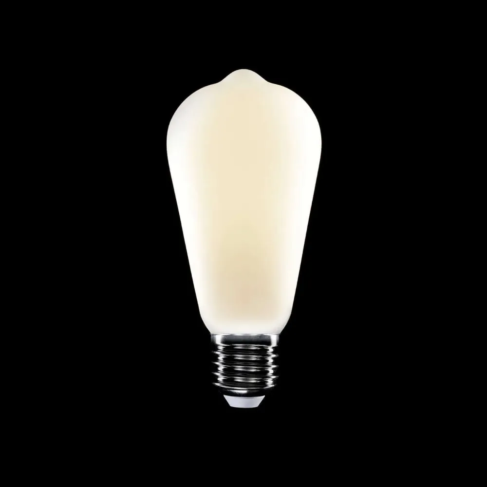 LED Lichtbron Porselein Effect CRI 95 ST64 7W 640Lm E27 2700K Dimbaar - P02