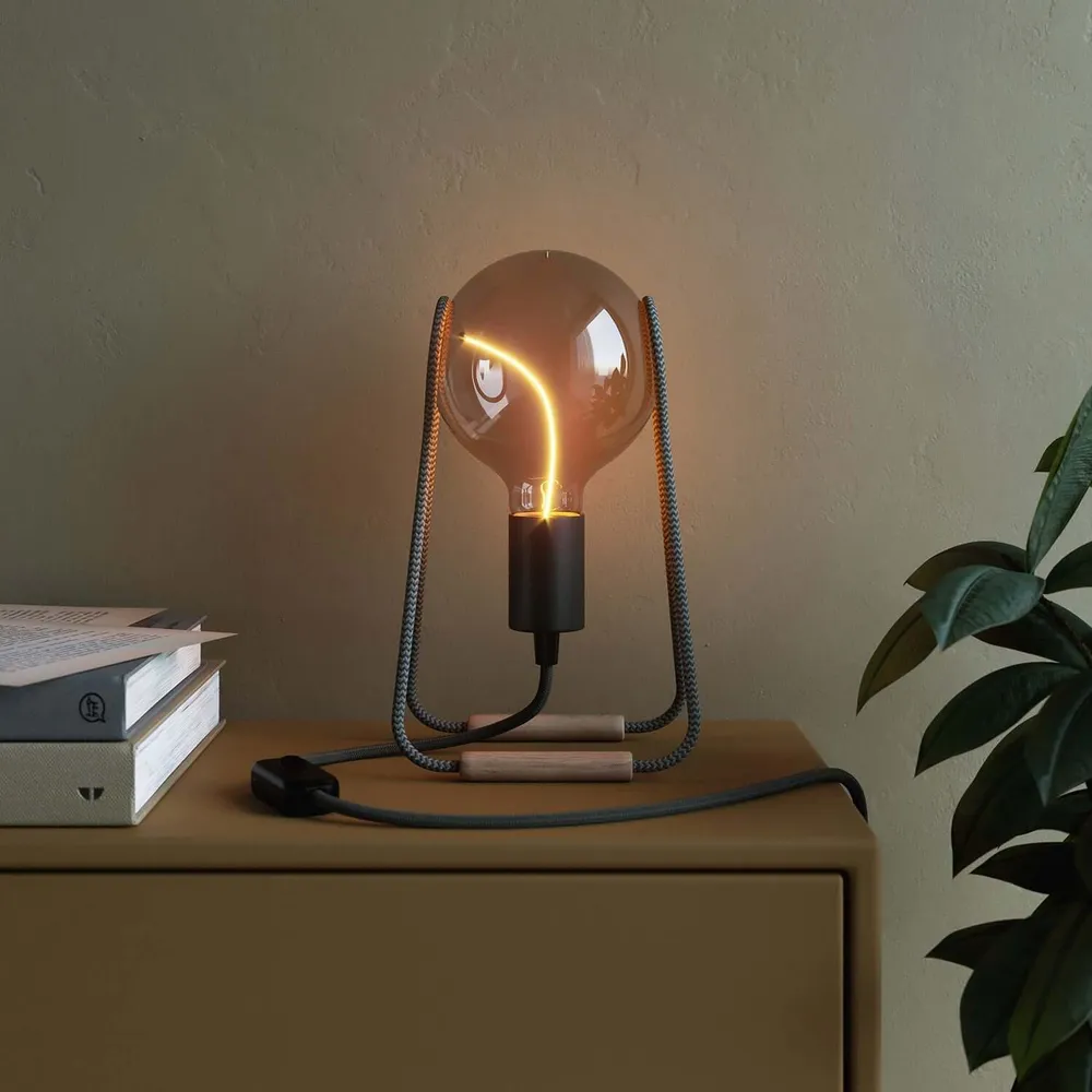 LED Lichtbron Smoky Magnetic Deco Line Globe G125 2,8W 90Lm E27 1800K - F05