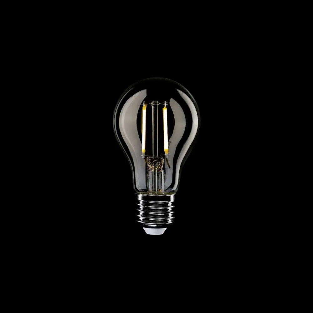 LED Lichtbron Transparant Druppel A60 4W 470Lm E27 2700K - E02