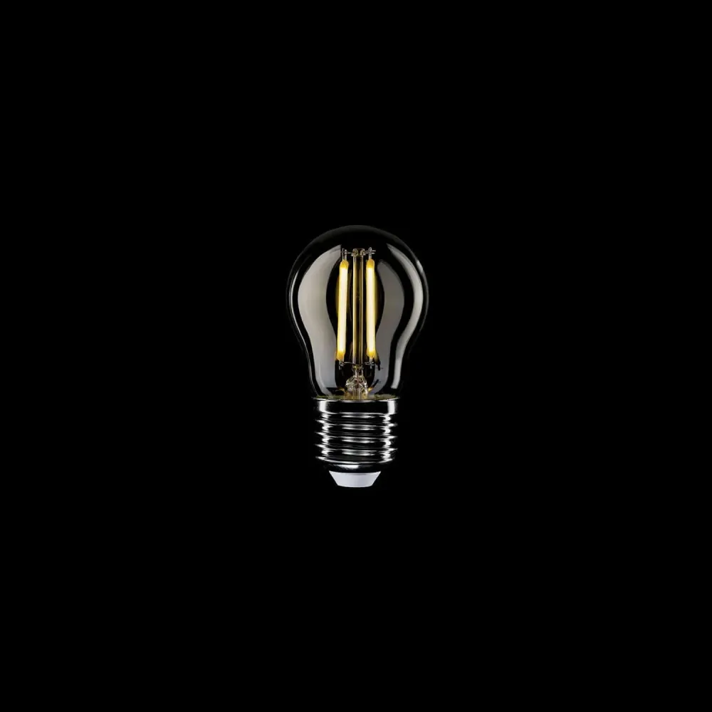 LED lichtbron Transparante Mini Globe G45 4W 470Lm E27 2700K - E01
