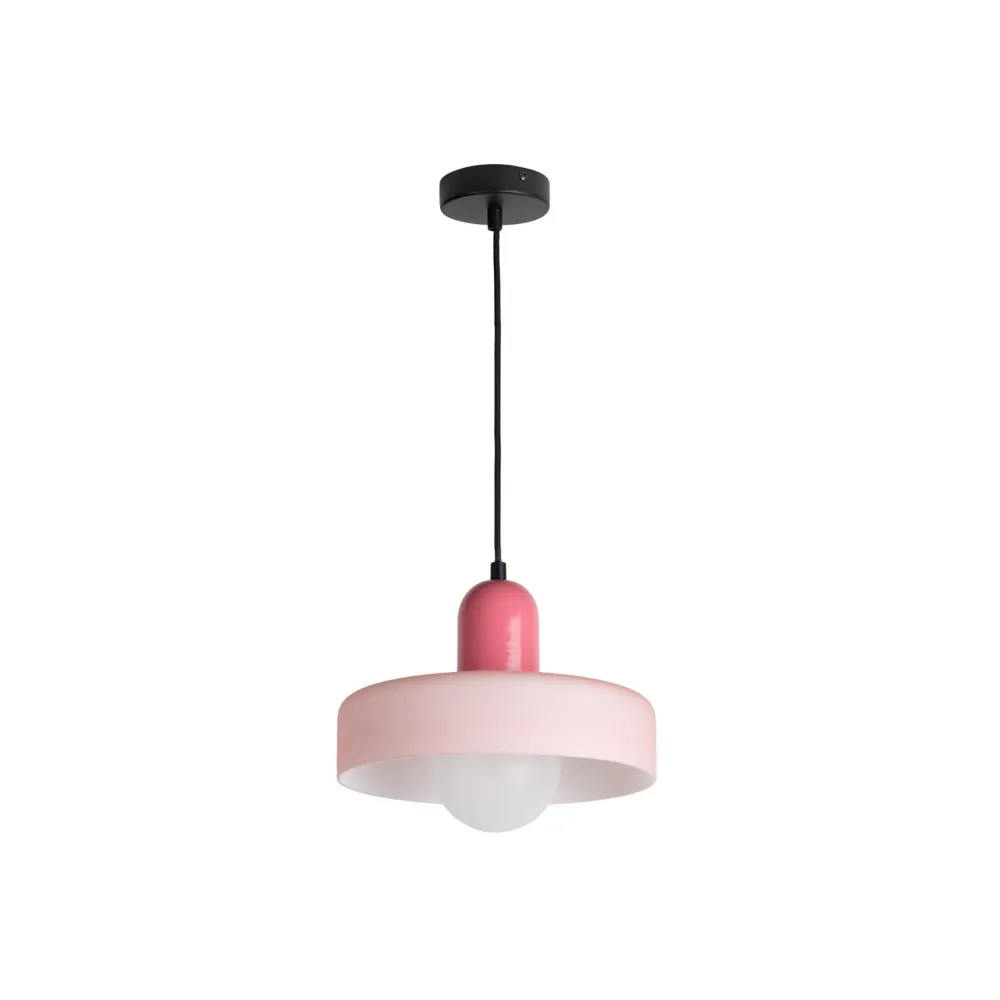 Leitmotiv hanglamp Opaco Grato - roze - Ø25cm