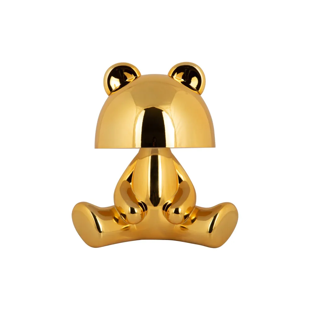 Leitmotiv tafellamp Bear LED - goud - 22x17x24cm